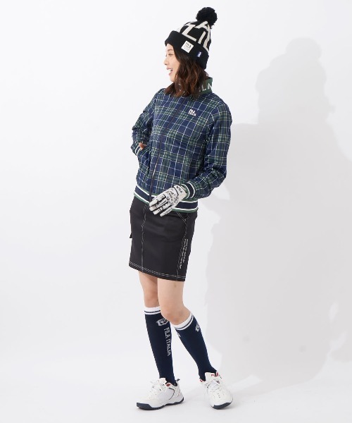 FILA GOLF（フィラゴルフ ）の「【FILA GOLF:フィラゴルフ】レディースジャケット　ゴルフ　ジップアップブルゾン（ブルゾン・レディース・ネイビー/オフホワイト/レッド・X-LARGE/LARGE/MEDIUM）」の19枚目の写真