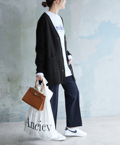 美品♡IENA CURRENTAGE レーシーポロ SLOBE IENA（スローブイエナ）の「《追加》KAYAニットカーディガン