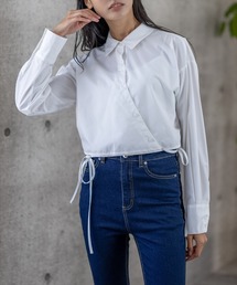clear | 裾リボンショート丈シャツ≪2022AW新作≫(シャツ/ブラウス)