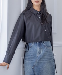 clear | 裾リボンショート丈シャツ≪2022AW新作≫(シャツ/ブラウス)