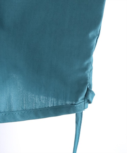 clear（クリア）の「裾リボンショート丈シャツ（シャツ/ブラウス・レディース・ブラック/オフホワイト/ブルー・F）」の11枚目の写真