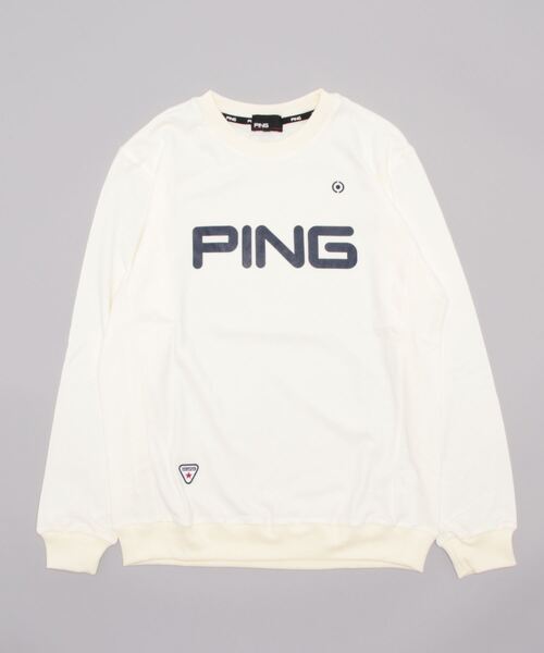 【セール】【PING APPAREL】PINGロゴスウェットプルオーバー＜NATIVE＞ (MENS)（スウェット）｜PING（ピン）の