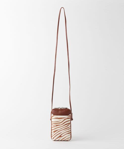 BEAUTY&YOUTH UNITED ARROWS（ビューティーアンドユースユナイテッドアローズ）の「ヘアオンレザー ジップスリム ウォレットショルダー（財布・レディース・ブラック/ブラウン・FREE）」の18枚目の写真