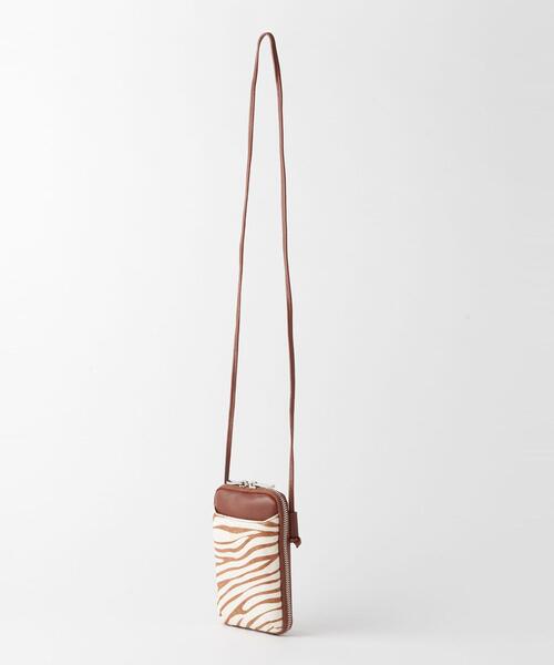 BEAUTY&YOUTH UNITED ARROWS（ビューティーアンドユースユナイテッドアローズ）の「ヘアオンレザー ジップスリム ウォレットショルダー（財布・レディース・ブラック/ブラウン・FREE）」の21枚目の写真