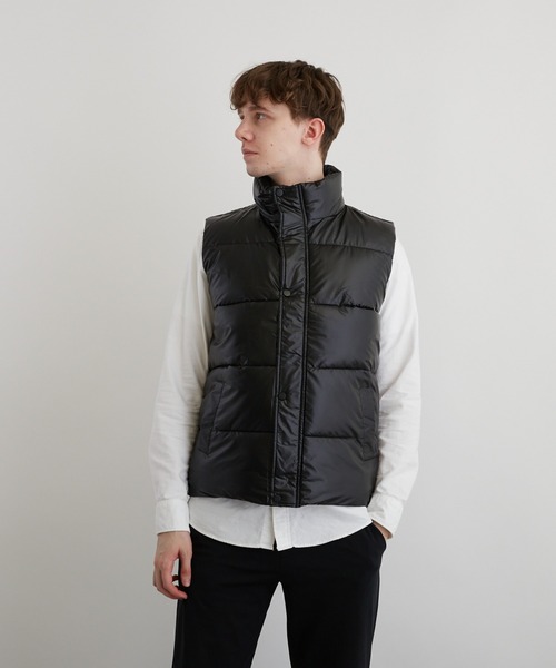 VIBGYOR(ヴィブジョー)の「シレー加工中綿ベスト(BEY)(ベスト・メンズ・シルバー/ブラック・MEDIUM/LARGE)」の8枚目の写真