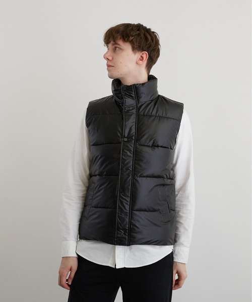 VIBGYOR(ヴィブジョー)の「シレー加工中綿ベスト(BEY)(ベスト・メンズ・シルバー/ブラック・MEDIUM/LARGE)」の15枚目の写真
