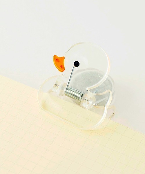 GEORGE'S（ジョージズ）の「どうぶつクリップ マグネット（ステーショナリー・レディース・クリア/ホワイト/クリアイエロー/イエロー・FREE）」の4枚目の写真