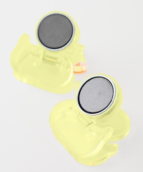 GEORGE'S（ジョージズ）の「どうぶつクリップ マグネット（ステーショナリー・レディース・クリア/ホワイト/クリアイエロー/イエロー・FREE）」の12枚目の写真