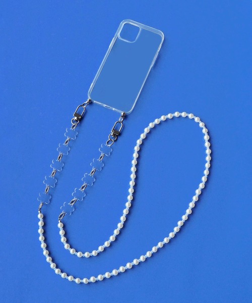 Casselini(キャセリーニ)の「Casselini(キャセリーニ)アクリルハート・フラワーモバイルショルダー(スマホグッズ・レディース・ブラック/クリア/ホワイト/レッド・FREE)」の18枚目の写真