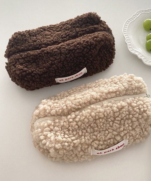 mojojojo くまポーチ　クリーム色　ベージュ ポーチ くまちゃんポーチ レディース : ZOZOTOWN Yahoo!店
