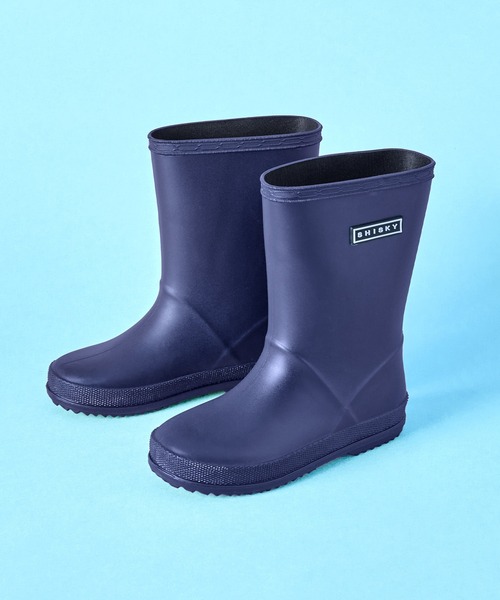 HUNTER ネイビー チェック柄 長靴 19cm 美品‼️HUNTER 長靴 NAVY UK7