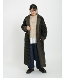 Samansa Mos2 | ダブルフェイスリバーシブルロングコート(その他アウター)
