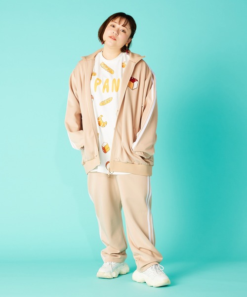 PUNYUS（プニュズ）の「フードジャージパンツ(SABA・PAN）（その他パンツ・レディース・ベージュ/ネイビー・1/2/3/4）」の12枚目の写真