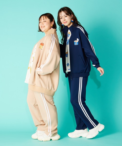 PUNYUS（プニュズ）の「フードジャージパンツ(SABA・PAN）（その他パンツ・レディース・ベージュ/ネイビー・1/2/3/4）」の10枚目の写真