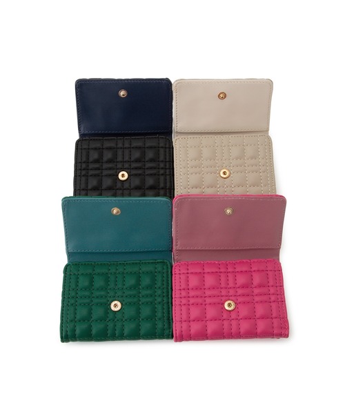 ROPE' PICNIC(ロペピクニック)の「がま口キルティング三つ折りミニウォレット(財布・レディース・ブラック/グリーン/ベージュ系その他2/ピンク系その他2・FREE)」の14枚目の写真