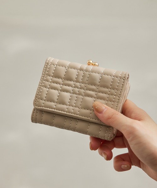 ROPE' PICNIC(ロペピクニック)の「がま口キルティング三つ折りミニウォレット(財布・レディース・ブラック/グリーン/ベージュ系その他2/ピンク系その他2・FREE)」の19枚目の写真