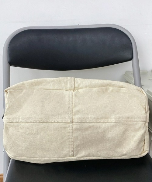 B.R.U（ブル）の「【A4収納可能】大容量キャンバストートバッグ / キャンバスショルダーバッグ（ショルダーバッグ・メンズ・ホワイト/ブラック/カーキ/グレー/ブルー・FREE）」の13枚目の写真