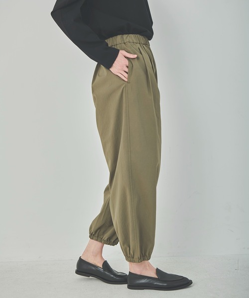 OUTERSUNSET（アウターサンセット）の「twill tuck pants（その他パンツ・レディース・ブラック/カーキ・FREE）」の13枚目の写真