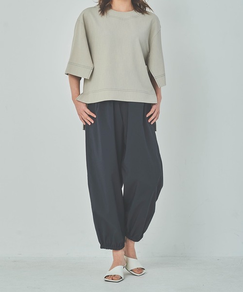 OUTERSUNSET（アウターサンセット）の「twill tuck pants（その他パンツ・レディース・ブラック/カーキ・FREE）」の17枚目の写真