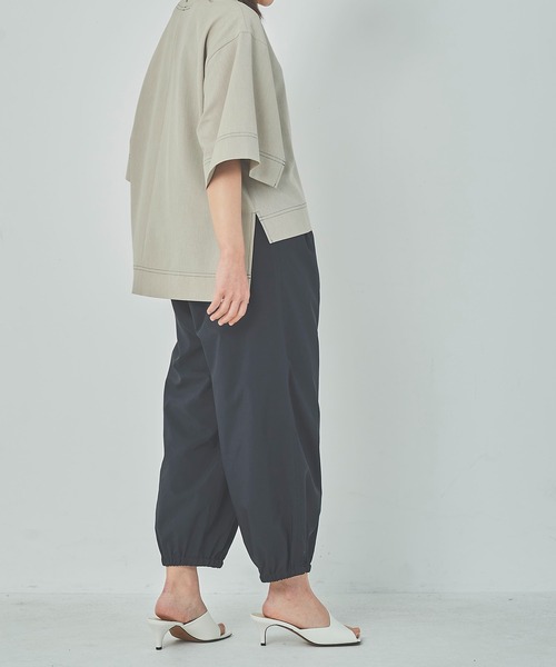 OUTERSUNSET（アウターサンセット）の「twill tuck pants（その他パンツ・レディース・ブラック/カーキ・FREE）」の14枚目の写真