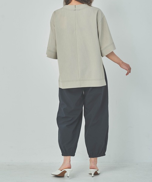 OUTERSUNSET（アウターサンセット）の「twill tuck pants（その他パンツ・レディース・ブラック/カーキ・FREE）」の12枚目の写真