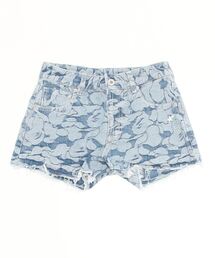 SOLID CAMO DENIM SHORTS L