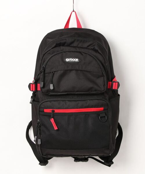 OUTDOOR PRODUCTS(アウトドアプロダクツ)の「SOUTHLAND2BIG デイパック 大容量30L リュックサック(バックパック/リュック・メンズ・ホワイト/レッド/ピンク/ブラック・FREE)」の4枚目の写真