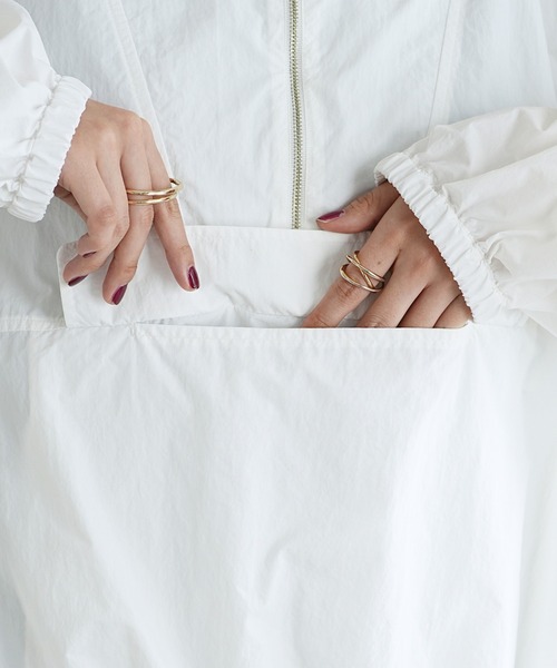 DISCOAT（ディスコート）の「≪新色追加！≫【2WAY】アノラックパーカー（パーカー・レディース・ブラック/オフホワイト/ピンク/ベージュ/ミント/ライトグレー・FREE）」の21枚目の写真