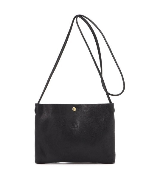 IL BISONTE(イルビゾンテ)の「IL BISONTE / VACCHETTA VINTAGE / クロスボディバッグ(ショルダーバッグ・レディース・ブラック/ベージュ/ダークブラウン/ブラウン・FREE)」の2枚目の写真
