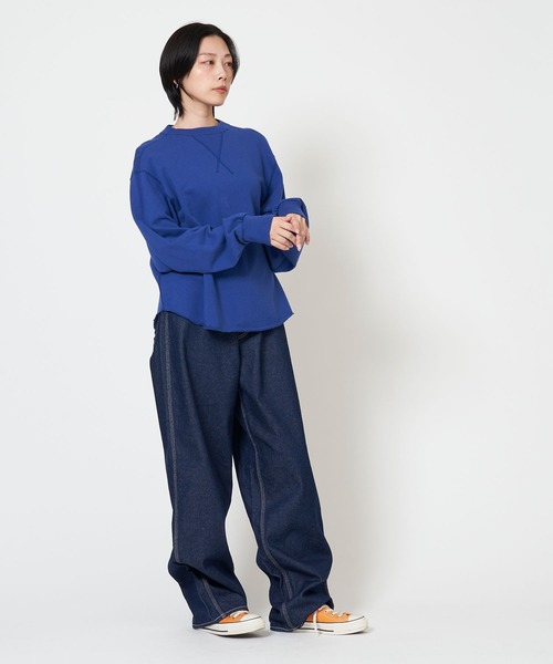 THE SHINZONE（ザ　シンゾーン）の「W GAZETTE PULLOVER（スウェット・レディース・グレー系その他/イエロー系その他/グリーン/ライトブルー/ネイビー/インディゴブルー・FREE）」の20枚目の写真