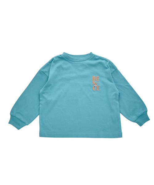 Ocean&Ground（オーシャン&グラウンド）の「プレイフルロゴロンT(80～140cm)（Tシャツ/カットソー・キッズ・イエロー/サンドベージュ/エメラルド/ブラック・110/130/80/100/120/140/95/90）」の14枚目の写真