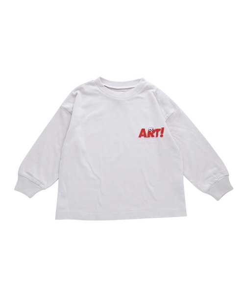 Ocean&Ground（オーシャン&グラウンド）の「プレイフルロゴロンT(80～140cm)（Tシャツ/カットソー・キッズ・イエロー/サンドベージュ/エメラルド/ブラック・110/130/80/100/120/140/95/90）」の16枚目の写真