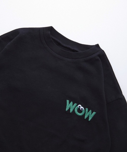 Ocean&Ground（オーシャン&グラウンド）の「プレイフルロゴロンT(80～140cm)（Tシャツ/カットソー・キッズ・イエロー/サンドベージュ/エメラルド/ブラック・110/130/80/100/120/140/95/90）」の9枚目の写真