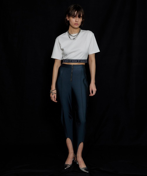 PRANK PROJECT（プランクプロジェクト）の「ジャージートレンカ/Jersey Stirrup Pants（その他パンツ・レディース・チャコールグレー/パープル・FREE）」の8枚目の写真