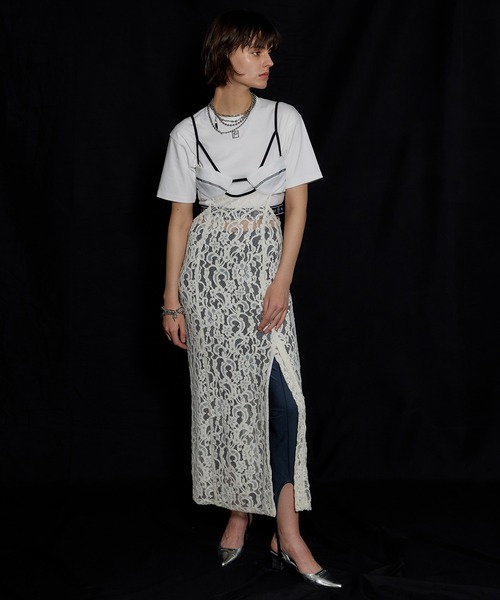 PRANK PROJECT（プランクプロジェクト）の「ジャージートレンカ/Jersey Stirrup Pants（その他パンツ・レディース・チャコールグレー/パープル・FREE）」の6枚目の写真