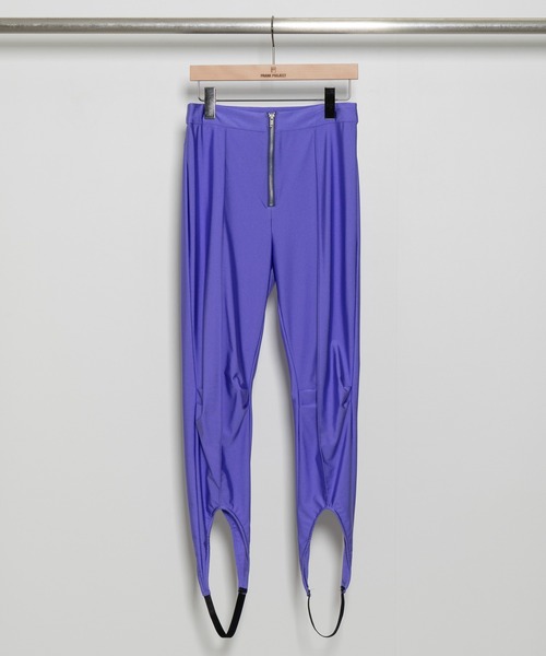 PRANK PROJECT（プランクプロジェクト）の「ジャージートレンカ/Jersey Stirrup Pants（その他パンツ・レディース・チャコールグレー/パープル・FREE）」の10枚目の写真