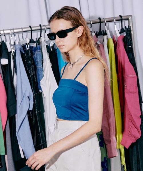 MAISON SPECIAL（メゾンスペシャル）の「2way Bare Top/2WAYベアトップ【MAISON SPECIAL/メゾンスペシャル】（キャミソール・レディース・ライム/チャコールグレー/パープル/ブラック・FREE）」の19枚目の写真