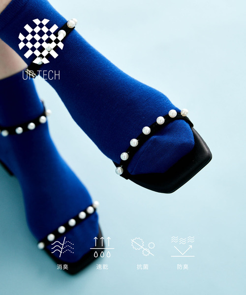 URBAN RESEARCH（アーバンリサーチ）の「『UR TECH』ベーシックソックス（ソックス/靴下・レディース・ブラック/ブルー/ホワイト・22/24）」の3枚目の写真