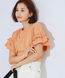 B:MING by BEAMS | B:MING by BEAMS / 袖 フリル プルオーバー(Tシャツ/カットソー)