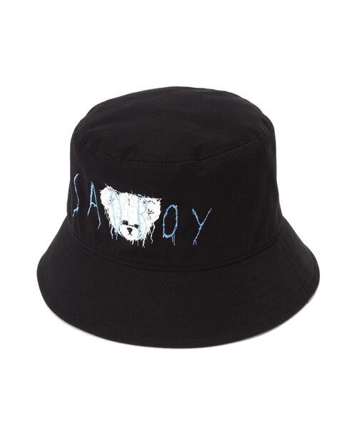 AZS TOKYO（アザストーキョー）の「AZS TOKYO/アザストウキョウ/"SAD BOY" BUCKET（ハット・レディース・ブラック・F）」の3枚目の写真