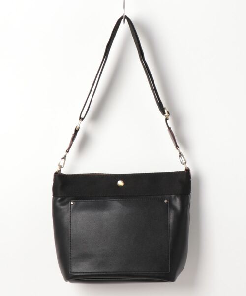 LUGG NAGG(ラグナグ)の「【adottona/アドット】ショルダーつきミニバッグ(ショルダーバッグ・レディース・ベージュ/ブラック・FREE)」の19枚目の写真