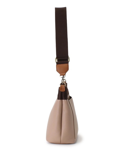 LUGG NAGG(ラグナグ)の「【adottona/アドット】ショルダーつきミニバッグ(ショルダーバッグ・レディース・ベージュ/ブラック・FREE)」の14枚目の写真