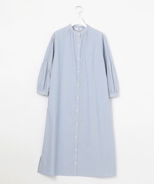 J.PRESS(ジェイプレス)の「【WEB限定カラーあり・洗える・接触冷感・UVカット・イージーケア】 エステネージュストライプ ワンピース(ワンピース・レディース・サックスブルー系1/ブルー系1/ネイビー系1/ライトグレー系1・T15/T13)」の13枚目の写真
