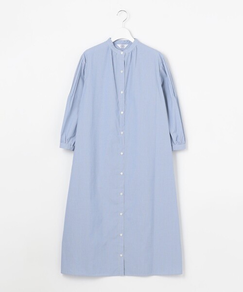 J.PRESS(ジェイプレス)の「【WEB限定カラーあり・洗える・接触冷感・UVカット・イージーケア】 エステネージュストライプ ワンピース(ワンピース・レディース・サックスブルー系1/ブルー系1/ネイビー系1/ライトグレー系1・T15/T13)」の17枚目の写真