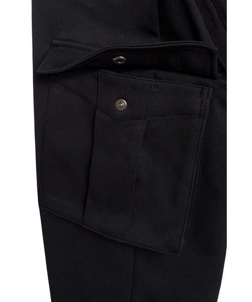 TORNADO MART（トルネードマート）の「TORNADO MART∴クロップドイージーカーゴパンツ（カーゴパンツ・メンズ・ブラック/ホワイト・M/L/S）」の12枚目の写真