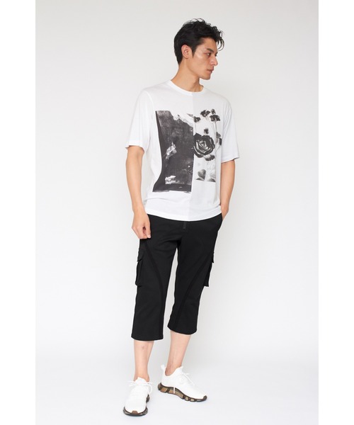 TORNADO MART（トルネードマート）の「TORNADO MART∴クロップドイージーカーゴパンツ（カーゴパンツ・メンズ・ブラック/ホワイト・M/L/S）」の16枚目の写真