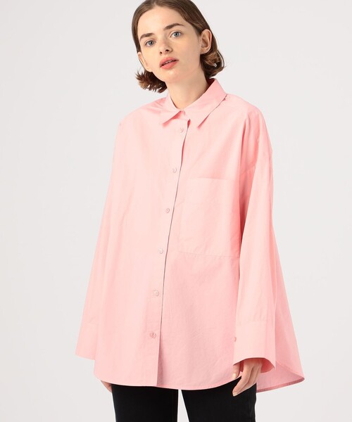BY MALENE BIRGER(バイマレーネビルガー)の「BY MALENE BIRGER コットンシャツ(シャツ/ブラウス・レディース・ピンク・34)」の2枚目の写真