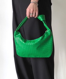 Riberry | 結び目デザイン編み込み風ハンドバッグ(ハンドバッグ)