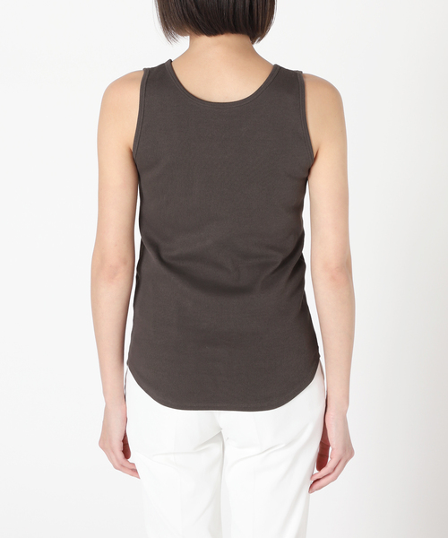 Noble(ノーブル)の「2WAYスリークリブタンク(タンクトップ・レディース・ホワイト/チャコールグレー/ベージュ・FREE)」の15枚目の写真