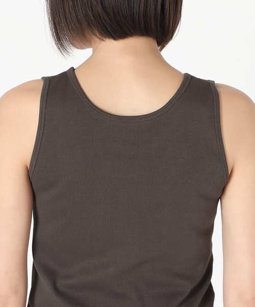 Noble(ノーブル)の「2WAYスリークリブタンク(タンクトップ・レディース・ホワイト/チャコールグレー/ベージュ・FREE)」の17枚目の写真